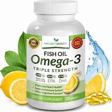 Omega 3 Fish Oil Pills - 120 Capsules