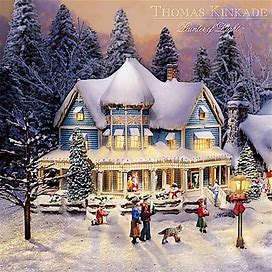 Thomas Kinkade's Collectible Village Christmas Collection By Hawthorne Village