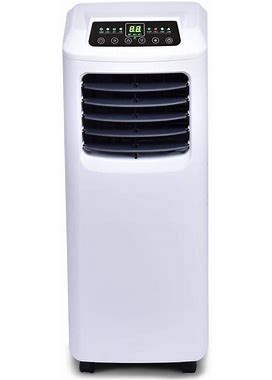 9,000 BTU Portable Air Conditioner And Dehumidifier Function In White With Window Kit Remote