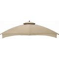 Garden Winds Riplock Beige Canopy Replacement Top Polyester | LCM1018B-UGF-RS