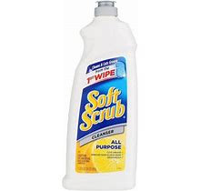 Soft Scrub Total All Purpose Bath & Kitchen Cleanser, Lemon Scent 24 Oz Pack Of 5