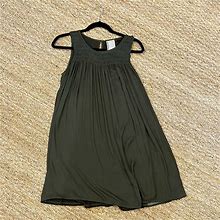 Dolan Dresses | Dolan. Greenish Grey Sun Dress Petite | Color: Green | Size: Xsp