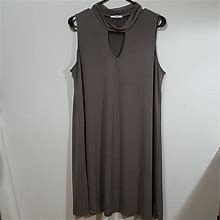 Maurices Dresses | Shift Keyhole Dress | Color: Gray | Size: Xl