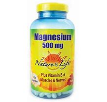 Nature's Life Magnesium Vitamin | 500 Mg | 250 Caps