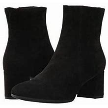 New Womens La Canadienne JOJO Black Suede Waterproof Booties Boots 5565027
