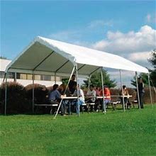 Weathershield Commercial Canopy 18'W X 30'L Green