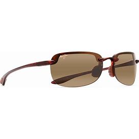 Maui Jim Sandy Beach Asian Fit Polarized Sunglasses | Tortoise Frames With HCL Bronze Lenses