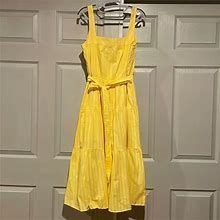 Michael Michael Kors Dresses | Michael Kors Tiered Summer Dress. | Color: Yellow | Size: L