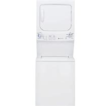 GE Spacemaker Stacked Combo 3.8 Cu.Ft. Washer, 5.9 Cu.Ft. Electric Dryer, Long Vent - Appliances, Combo Washer/Dryer Units