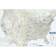 USA Wall Map - Large - 54" X 37.5" Laminated
