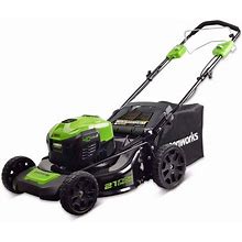 Greenworks MO40L02 G-Max 40V 21 Inch Self-Propelled Dual Port Mower, Battery And Charger Not Included