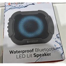 New Ecoxgear Ecoroam 30 Blue Waterproof Bluetooth LED Lit Speaker (A3)