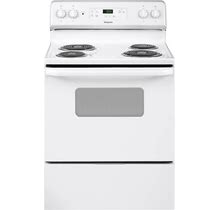 Hotpoint 30-In 4 Elements 5-Cu Ft Freestanding Electric Range (White) | RBS360DMWW