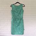 Vintage Dresses | Vtg 60S Dynasty Silk Sheath Dress | Color: Green | Size: 12