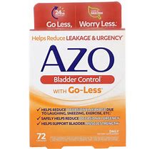Azo, Bladder Control With Go-Less, 72 Capsules