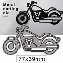Metal Cutting Dies Motorcycle Crafts Stencil Scrapbooking Paper/Photo Embossing