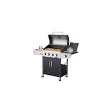 5-Burner BBQ Propane Gas Grill, 24,000 Stainless Steel Patio Garden Barbecue Grill In Black