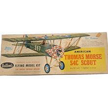 Vintage Guillow's Flying Model Kit Thomas Morse S4C Scout Airplane 24" NIB