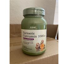 GNC Herbal Plus Turmeric Curcumin 1000Mg 60 Caplets Extra Strength FREE SHIPPING