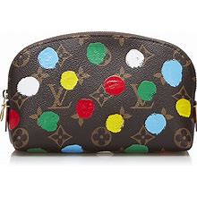 Louis Vuitton Bags | Louis Vuitton X Yk Infinity Dots Monogram Cosmetic Pouch | Color: Brown | Size: Os