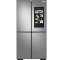 23 Cu. Ft. 4-Door Family Hub French Door Smart Refrigerator In Fingerprint Resistant Stainless Steel, Counter Depth