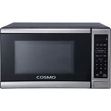 Cosmo 17" 0.7 Cu. Ft. Stainless Steel Compact Countertop Microwave Oven