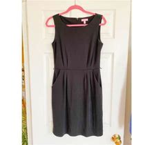 Lilly Pulitzer Black Shift Dress With Pockets Size Small