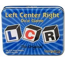 Original LCR Left Center Right Dice Game