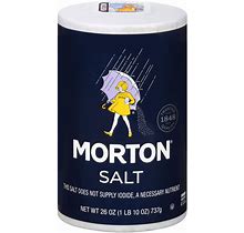 Morton Salt, Plain, 26 Ounce