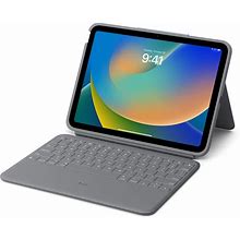 Logitech Rugged Folio Keyboard For iPad (10Th Generation) - Gray