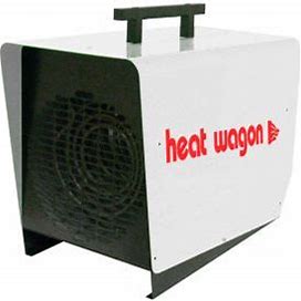 Heat Wagon Electric Heater W/ Thermostat, 250 CFM, 240V, Single Phase, 6000 Watt