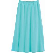 Blair Women's Essential Knit Skirt - Blue - PXL - Petite