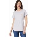 Carhartt Force Relaxed Fit Midweight Pocket T-Shirt Women's Clothing Lilac Haze : XS