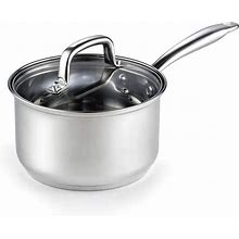 Cook N Home 3-Quart Stainless Steel Saucepan With Lid