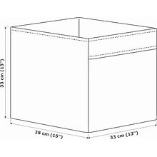 IKEA Drona Box (Dark Gray, 3 Pack (L15" X W13" X H13"))