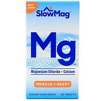 Slow Mag Magnesium Chloride And Calcium, 60 Tablets