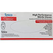 HIGH Performance Gloves - Size Medium - Blue (3 Pack)