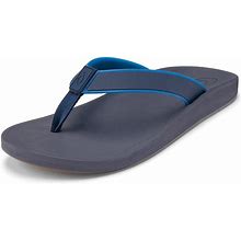 OLUKAI Koko'o Men's Beach Sandals, Quick-Dry Flip-Flop Slides, Water Resistant & Lightweight, Compression Molded Footbed & Ultra-Soft Comfort Fit