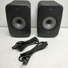 KEF LSX Wireless / Bluetooth Hifi Music Speakers System - Black USED
