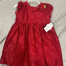 Wonder Nation Brand New Holiday Dress Size 3T - New Kids | Color: Red | Size: 3T