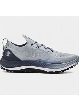 Under Armour Men's Curry Charged Spikeless Golf Shoes - Blue, 12