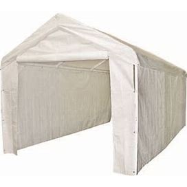 Caravan Canopy Sidewall/Enclosure Kit 10 ft W Exterior 20 ft D Exterior 6 ft H Exterior Rectangle White 12000211010