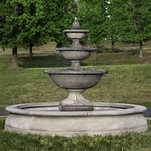 Fonthill Fountain In Basin Campania International, Natural (NA)