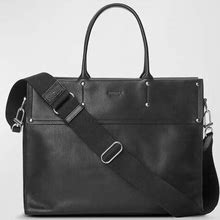 Shinola The Large Leather Satchel Bag, Black, Women's, Handbags & Purses Satchels
