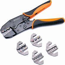 Wirefy Crimping Tool Set 5 PCS - Ratcheting Wire Crimper - For Heat Shrink Ny...