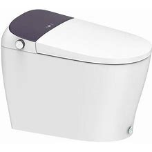 Dyconn Niara 12 in. Rough-In 1-Piece 1.051.6 GPF Single Flush Elongated Toilet In White Seat Included DF07TA ,