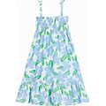BISBY | Lucy Dress, (Blue Melrose Floral, Size 6Y) | Maisonette