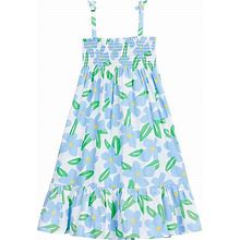 BISBY | Lucy Dress, (Blue Melrose Floral, Size 7Y) | Maisonette