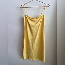 Yellow Mini Dress - Sz Large | Color: Yellow | Size: L