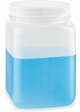 Square Wide-Mouth Plastic Jars Bulk Pack - 32 Oz - ULINE - Qty Of 120 - S-8507B